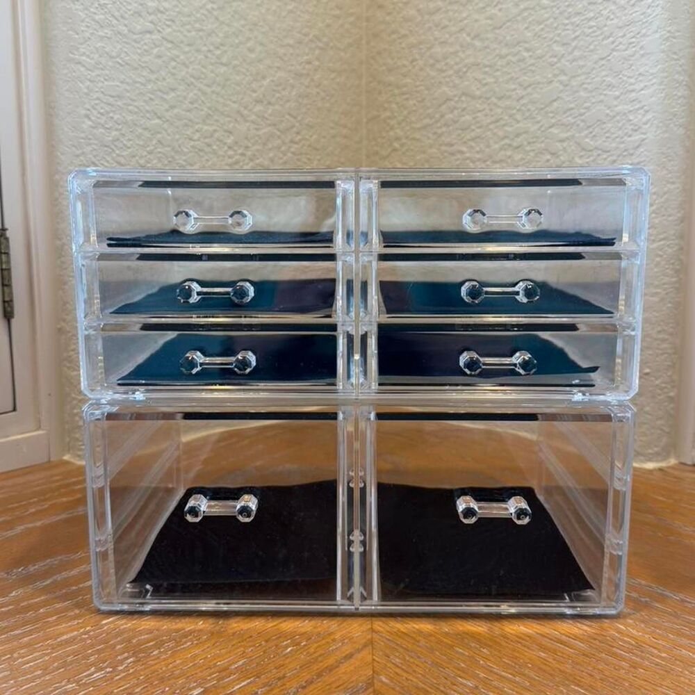 Clear Acrylic Stackable Drawer Organizer